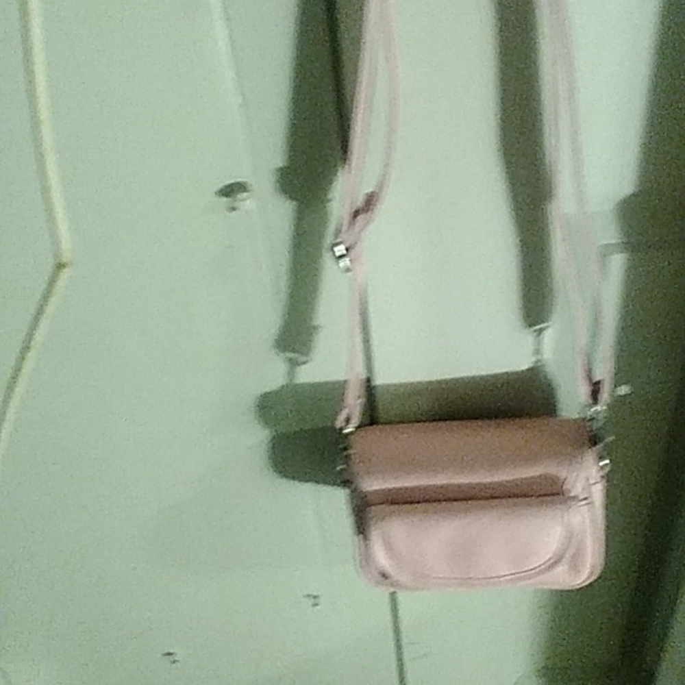 Young girl's pocketbook, Women's black, formal dress shoes with orange dress.